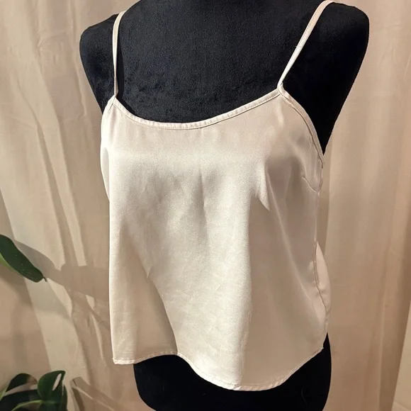 Current Air Women's Beige Lace-Trim Blouse - Picture 8 of 10